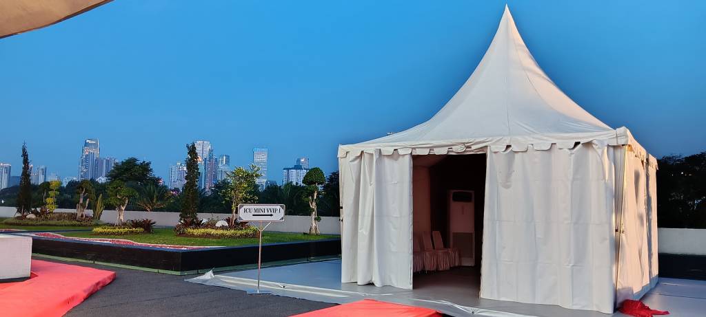 sewa tenda sarnafil menteng jakarta pusat